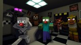 Monster School : FIVE NIGHT AT FREDDY'S PART 2 Challenge | Minecraft Animation