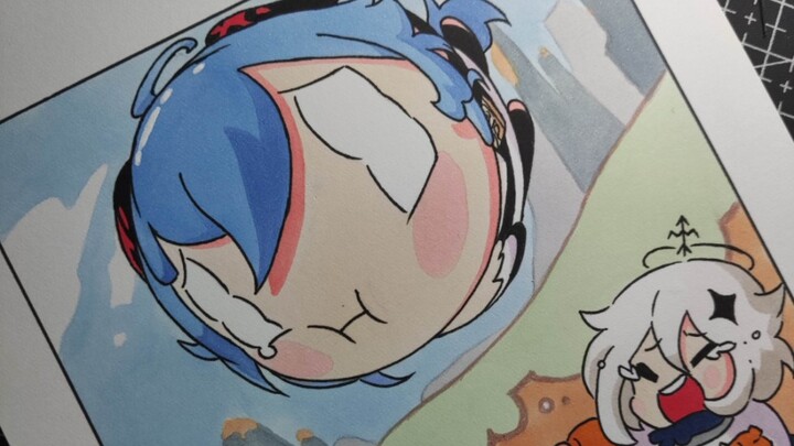 Sungguh sangat suka gambar kambing kelapa turun gunung ini!