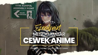 Menggambar Karakter Cewek dengan Style Anime Lagi 🤩 《SPEEDPAINT》