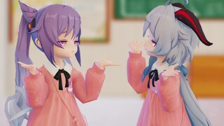 [MMD]Ganyu & Keqing menari seperti dua anak lucu|<Genshin Impact>