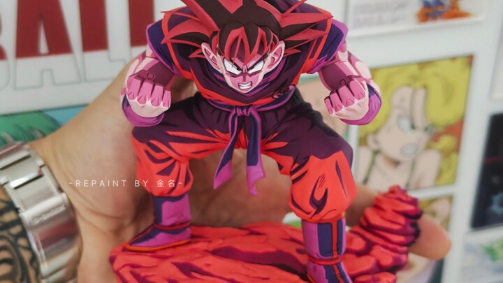 Let’s paint a bright red Kaioken!!!
