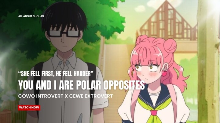 cewe extrovert ini malah jatuh cinta sama cowo nerd introvert abis  😏