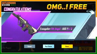 EVANGELION 4TH ANGEL AUG SKIN | GOT FREE LAB GUN | TYSON NOOB GAMER