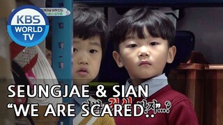 Seungjae & Sian are scared "Go by yourself, Naeun"  [The Return of Superman/2019.01.13]