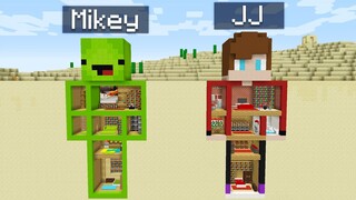 JJ vs Mikey Underground Base Survival Battle Challenge in Minecraft (Maizen Mizen Mazien) Parody