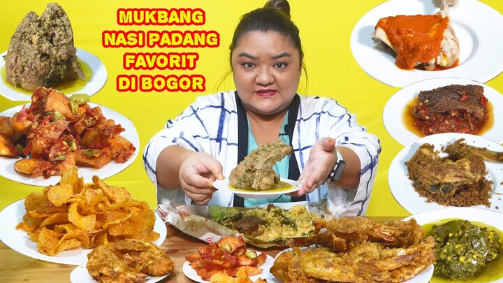 AJIB! MUKBANG NASI PADANG FAVORIT DI BOGOR PAKE SEMUA LAUK!