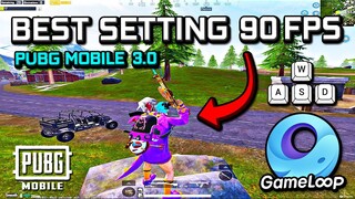 ตั้งค่าให้ลื่นที่สุด! 90FPS พับจีโมบายบนคอมอีมูเลเตอร์ | PUBG MOBILE 3.0 PC Emulator Gameloop (2024)