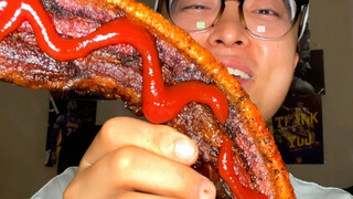 Đêm khuya thả độc! Thịt ba chỉ giòn tan, chân giò cay xé lưỡi! Đói rồi!