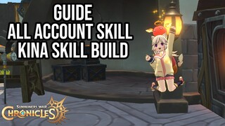 Guide PVE Account Skill Build & Kina Skill Build | Summoners War: Chronicles