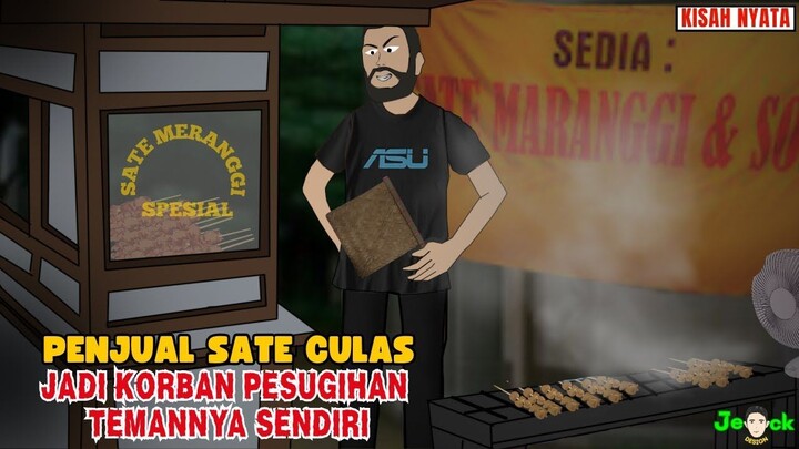 PENJUAL SATE CULAS JADI KORBAN PESUGIHAN TEMANNYA SENDIRI   SINETRON AZAB