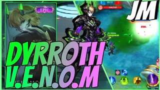 MLBB : Mod Skin Dyrroth V.E.N.O.M Full Hiệu Ứng No PW - Jin Moba