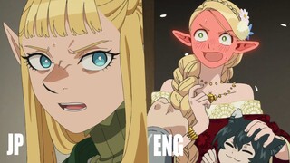 Delicious in Dungeon JP VS ENGLISH DUB COMPARISON | Ep #21