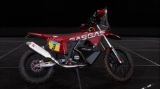 GasGas 450 in Dakar Desert Rally. Rally factory replica. GasGas factory racing.