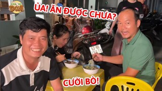 Anh Long Đẹp Trai bỡ ngỡ không dám ăn khi Khương Dừa quay clip hậu trường...