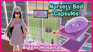 There is New Updated HOSPITAL CHERRY CAT Beautiful and Functional Rooms in Sakura School Simulator