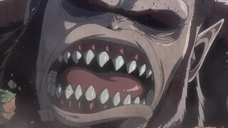 [ Attack on Titan ] Season 3 Episode 27. The beast's final death struggle, Armin successfully nomina