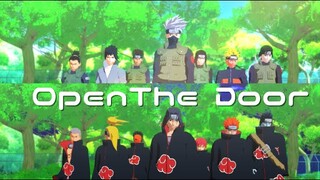 OpenThe Door【NARUTO MMD】*KONOHA BOYS*AKATSUKI