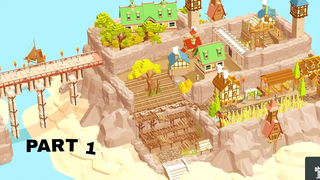 Pocket Build Timelapse สร้างหมู่บ้านบนภูเขา ส่วนที่ 1