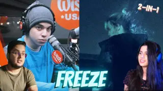 Ez Mil - Freeze REACTION (Official Music Video and Wish USA Bus Live) | Siblings React
