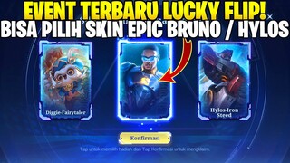 CARA DAPAT SKIN EPIC BRUNO HALO STRIKER DI EVENT LUCKY FLIP - MOBILE LEGENDS EVENT UPDATE!