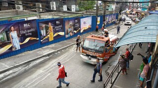 BURNING VEHICLE AT MRT BONI STATION