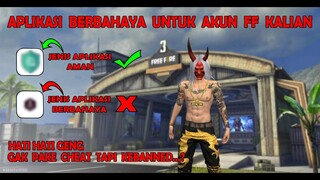 BUKAN APLIKASI CHEAT TAPI DI BANNED KULGAR 🇲🇨 🔥 AWAS HATI" YANG BELUM TAU FREE FIRE