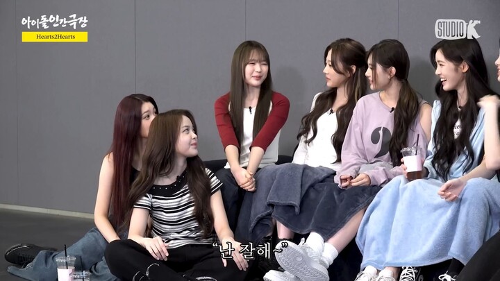 [ENG SUB] Ghost in the Dorm?👻 Hearts2Hearts' Midnight Horror Story | Idol Human Theater