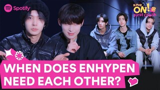 (CC) Behind the scenes of ENHYPEN’s “I NEED U” cover | K-Pop ON! First Crush