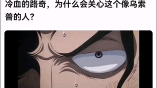 冷血的路奇，为什么会关心这个像乌索普的人？【海贼王!】