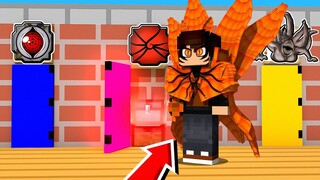 NÃO ESCOLHA A PORTA ERRADA da NOVA ADDON DE NARUTO 𝗡𝗢  Minecraft Pocket Edition !! ‹ Ine ›