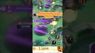 Moment Pokemon Trevenant Lagi Baik Hati Menolong Teman #pokemonunite #shorts #short #gaming #moba