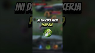 Cara kerja pasif BOD yang jarang orang tau #mlbbcreatorcamp #mlbbshorts #mobilelegend