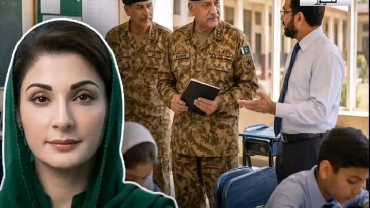 پنجاب کے سرکاری سکول  فوج افسران کے حوالے 👇