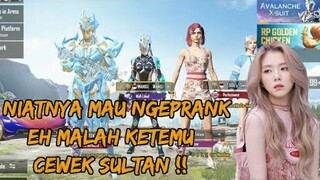 NIATNYA MAU NGEPRANK GEMBEL EH MALAH KETEMU SAMA CEWEK SULTAN , SKINNYA MAHAL JUGA !! PUBG MOBILE