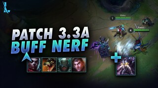 Pyke, Ekko, Renekton Buff, Kassadin Rilis - Patch Note 3.3A Wild Rift Kurohiko