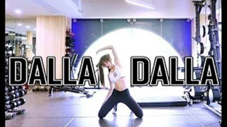 [Gym] สาวไต้หวัน KittyMeow ที่มีผมหางม้าคู่และหน้าท้อง เต้นเพลงเปิดตัวของ ITZY ที่ชื่อว่า DALLA DALL