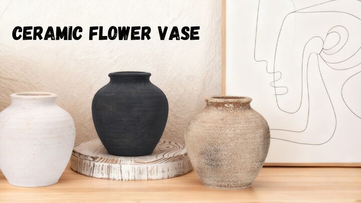 6.2 inch Ceramic Flower Vase.