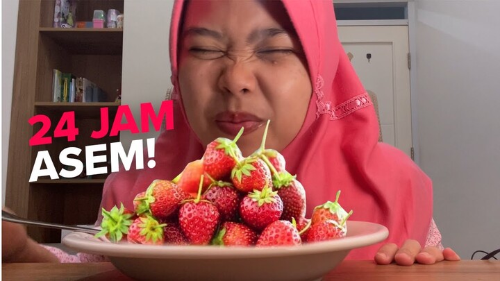 24 JAM MAKAN MAKANAN RASA STRAWBERY