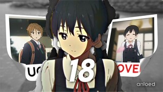 18 AMV typography-tamako love story