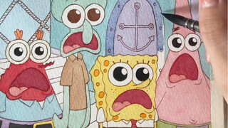 Watercolor｜SpongeBob SquarePants