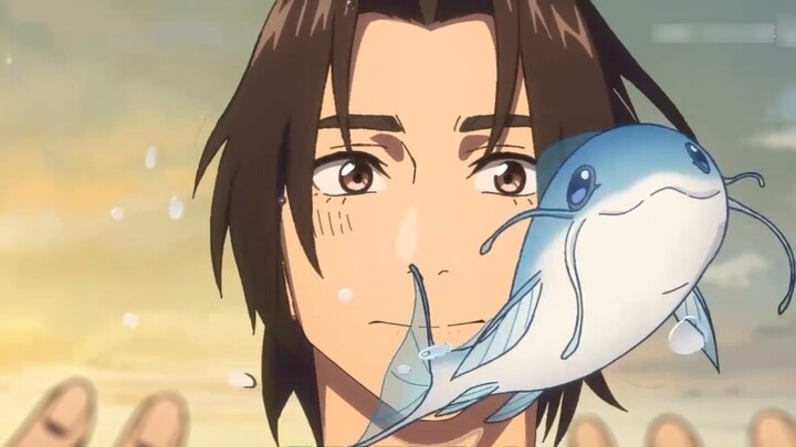 Is the opening scene of a Kun really made into an anime? The pigeon turns evil and directly devours 