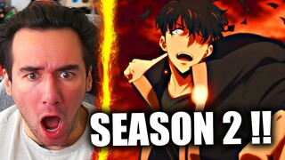 SOLO LEVELING SEASON 2 TRAILER (REACTION)