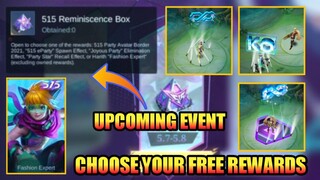 Choose Your Free Reward[ Free 515 Harith Skin or 515 Battle Effects ]Exchange Free Hero Julian  MLBB