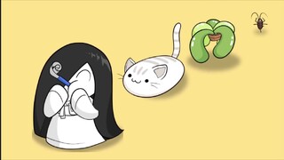 【Animasi Gandum】Ketuk Sadako bubba bah yang lucu~