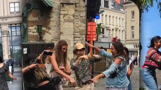 If a stranger asks you to teach others to dance, what would you do? Everyone is dancing, without dis
