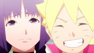 Naruto and the girl are as beautiful as a flower.