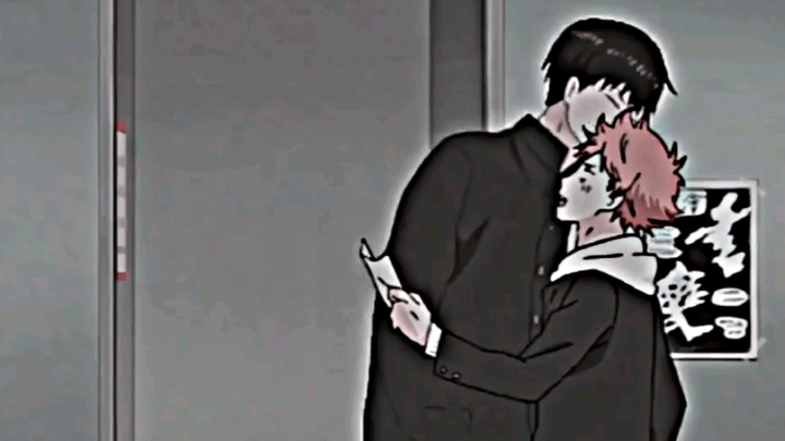 Kageyama x ShoyoDid Kageyama kiss Hinata in forehead?