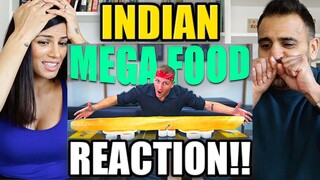 INDIAN MEGA FOOD! Record breaking Dosa, 250 Egg Omelette and more in Mumbai, India! - REACTION!!