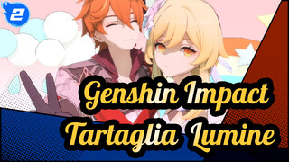 Genshin Impact|【MMD/Tartaglia&Lumine】♫Like? Hate? I really like you the most ♥_2