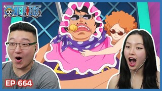 SENOR PINK! HE IS SO HARD-BOILED! 🥵 | One Piece Episode 664 Couples Reaction & Discussion